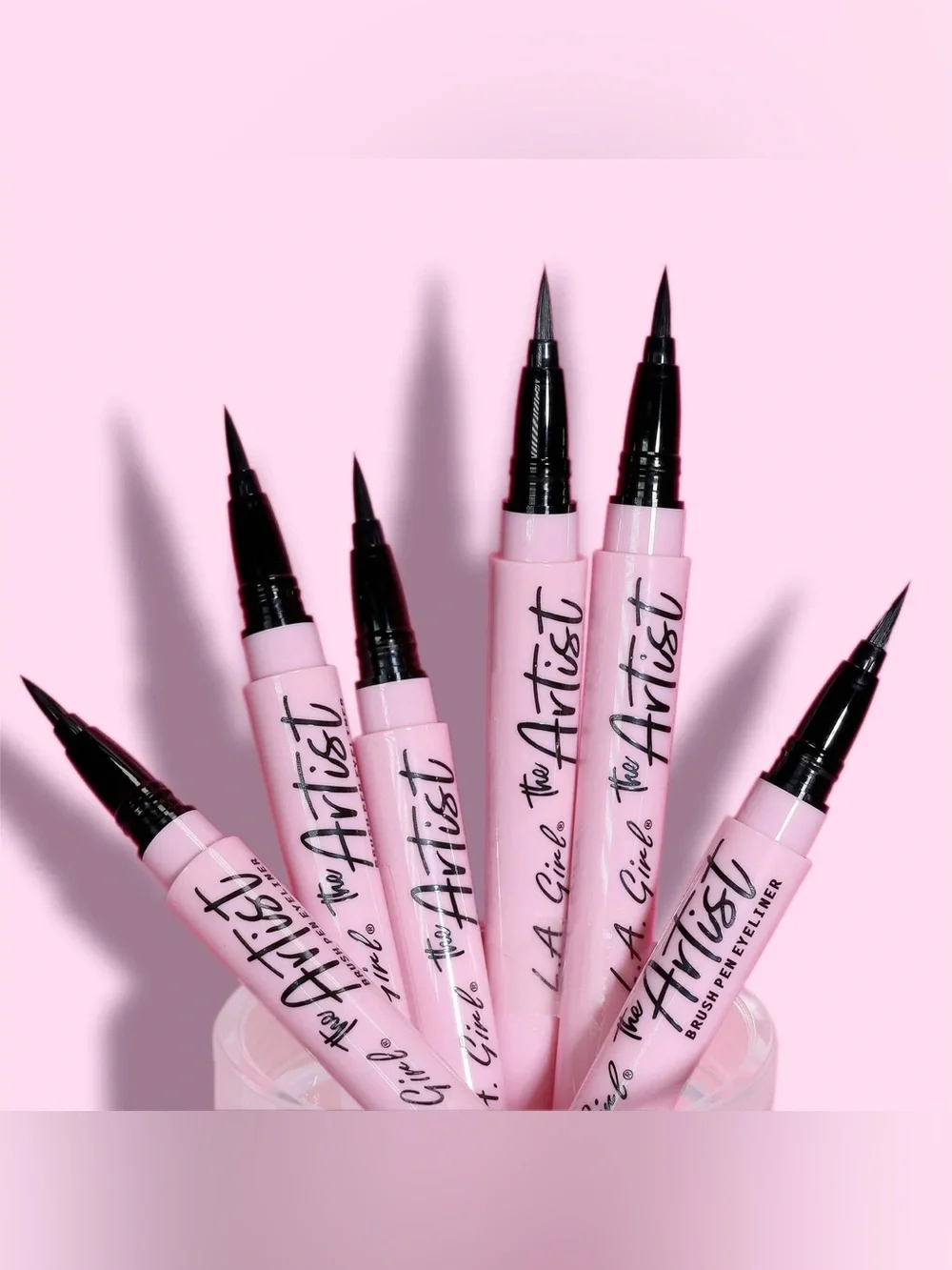 L.A. Girl The Artist Brush Pen Eyeliner - Inky Black, NEW